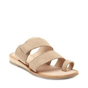 NWT Matisse 8 Good Time Beige Leather Strap Sandal
